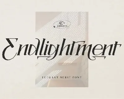 Endlightment font