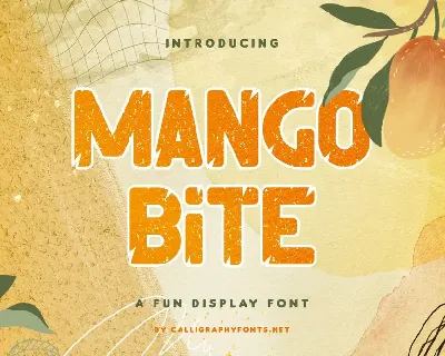 Mango Bite font