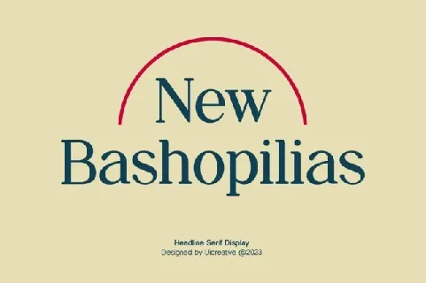 New Bashopilias Family font