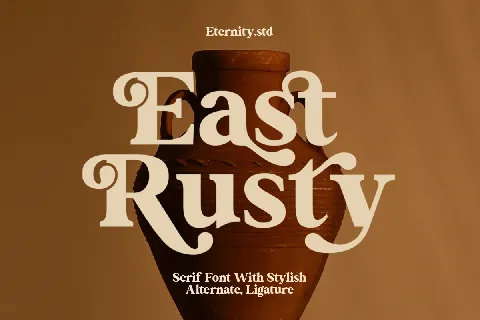 East Rusty Demo font