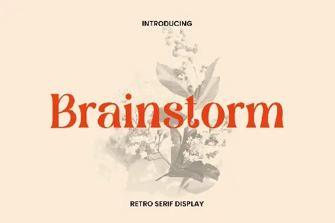 Brainstorm font