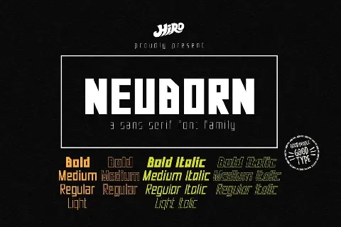 Neuborn Display font