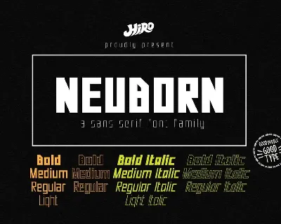 Neuborn Display font