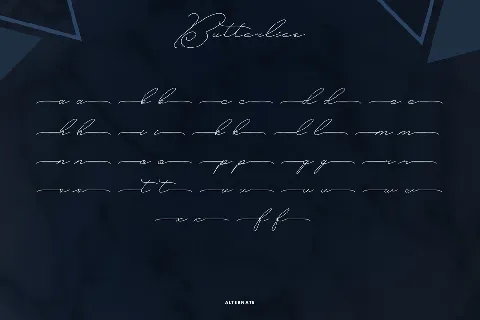 Butterlies Demo font