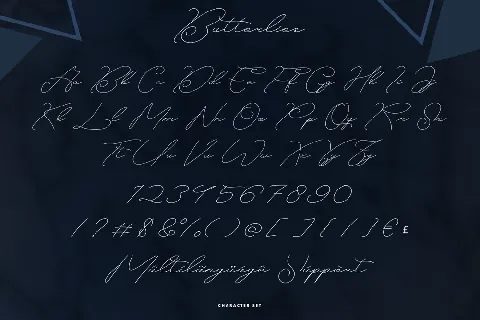 Butterlies Demo font