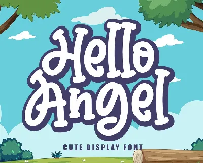 Hello Angel font