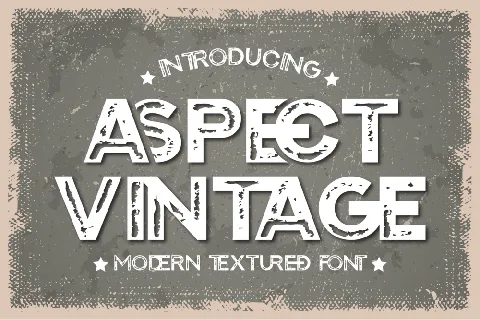 Aspect Vintage Demo font