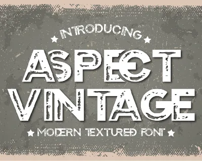 Aspect Vintage Demo font