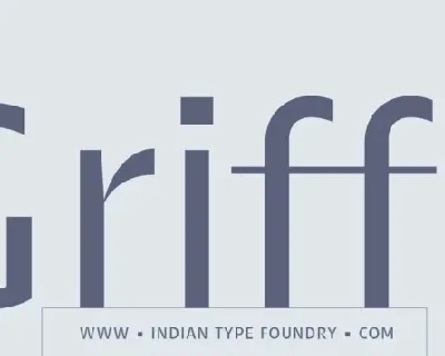 Griff Family font