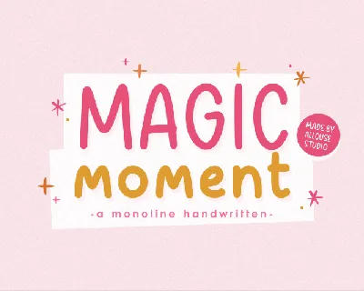 Magic Moment font