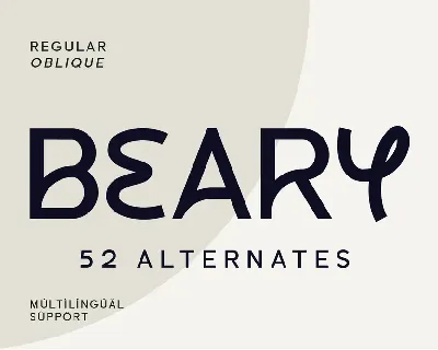 Beary font