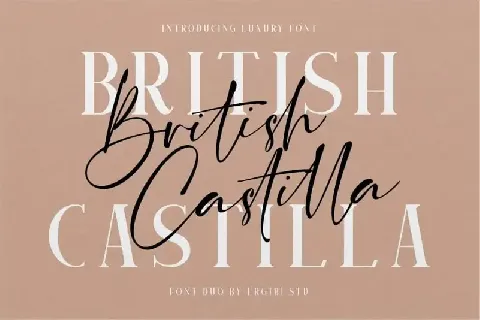 British Castilla Script font