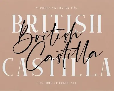 British Castilla Script font