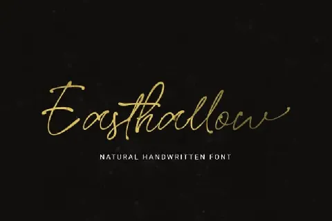 Easthallow Handwritten font