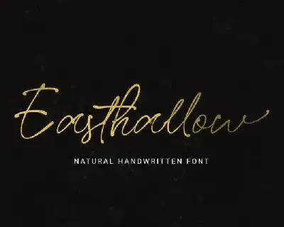 Easthallow Handwritten font