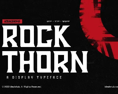 Rock Thorn font