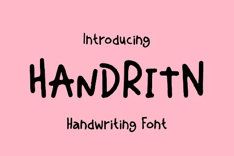 WS Handritn font