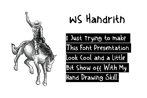 WS Handritn font