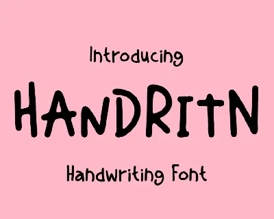 WS Handritn font