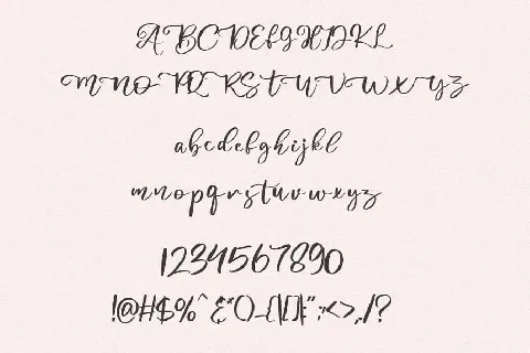 Abiland Calligraphy font