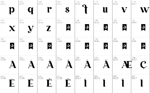 Embryotic font