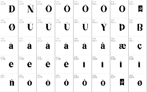 Embryotic font