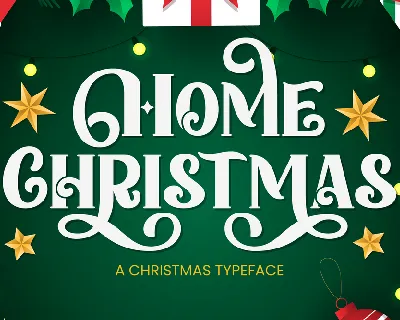 Home Christmas font