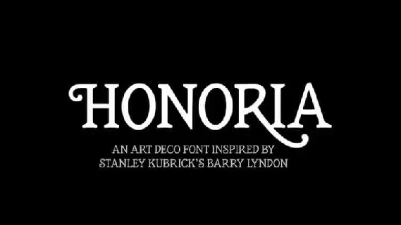 Honoria Serif font