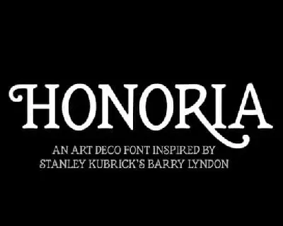 Honoria Serif font