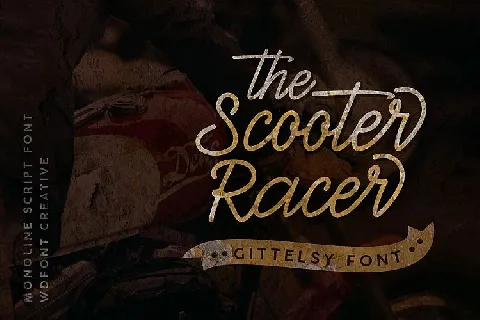 Gittelsy Monoline Script font