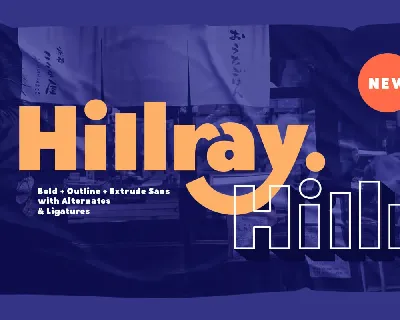 Hillray font