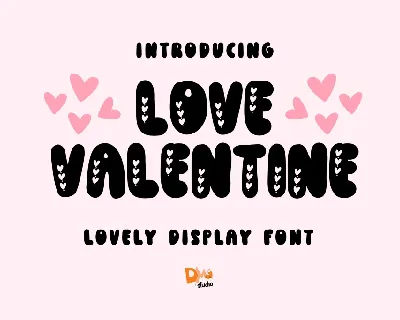 Love valentine font