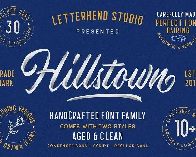 Hillstown Collection font