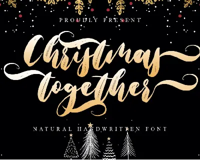 Christmas Together font