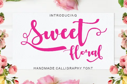 Sweet Floral font