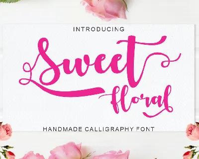 Sweet Floral font