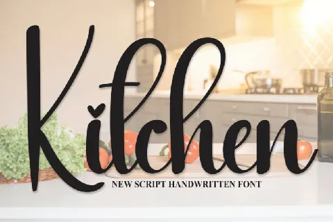 Kitchen Script font