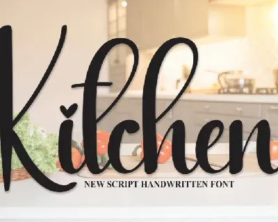 Kitchen Script font