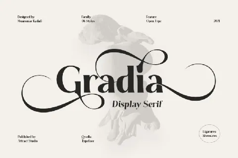 Gradia font