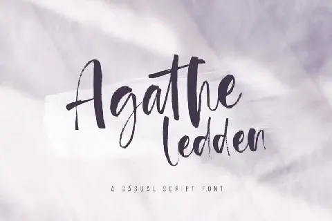 Agathe Ledden Script font