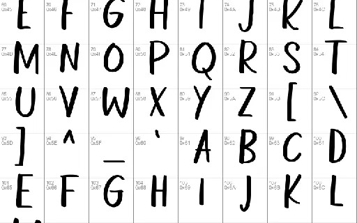 PARTY-GOERS font