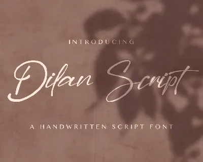 Dilan Script font