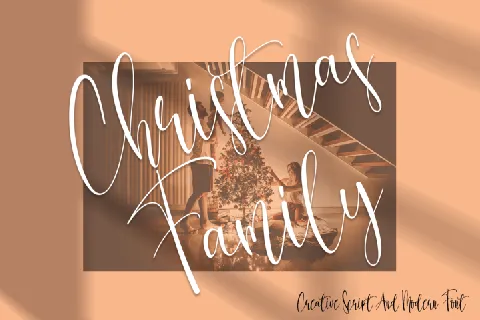 Christmas Family font