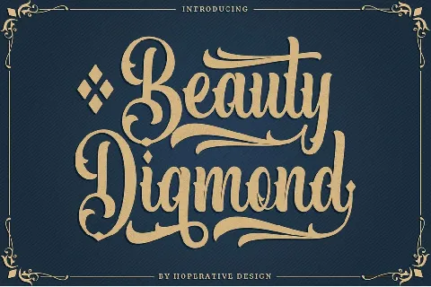 Beauty Diamond font