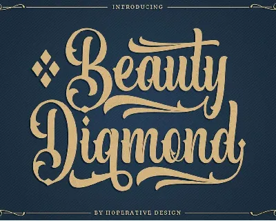 Beauty Diamond font