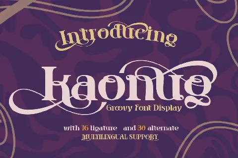 kaonug personal font