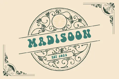 Madisoon font