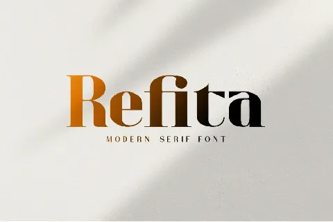 Refita Serif font