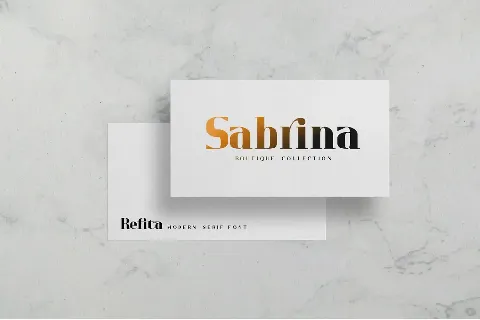 Refita Serif font