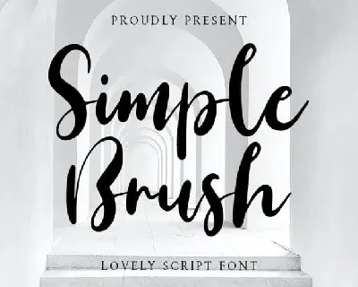 Simple Script font